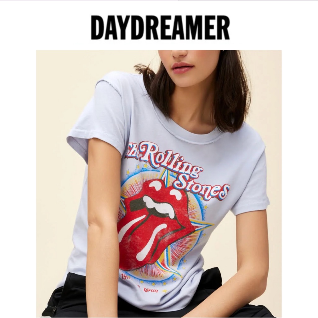 Daydreamer Rolling Stones 1981 Us Tour Reverse Gf Tee